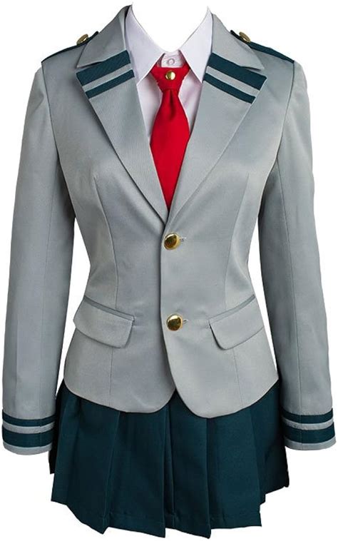 Jeylu Boku No My Hero Academia Tsuyu School Uniform Cosplay Costume