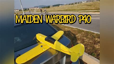 Ft Warbird P40 Scratch Build By Foam Maiden And Landing Youtube