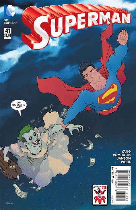 Apr150253 Superman 41 The Joker Var Ed Previews World