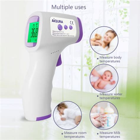 Digital Electronic Infrared Forehead Thermometer Contactless Clinical