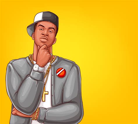 Vector Pop Art Rap Hip Hop Male Character Download Free