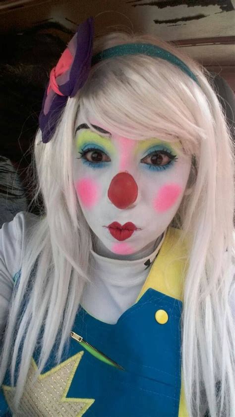 Clown Makeup Halloween Face Makeup Female Clown Whiteface Clowns