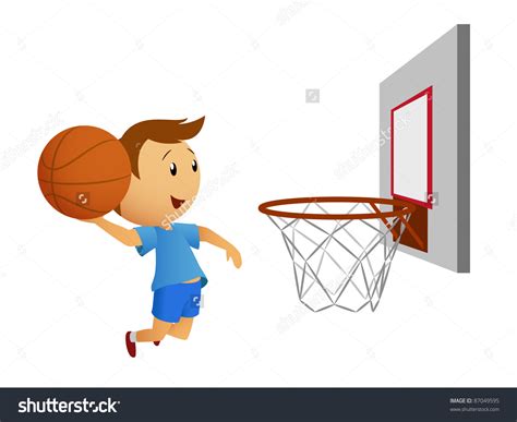Clipart Front View Of Man Shooting Basketball 20 Free