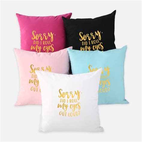 Teen Girl Room Decor Dorm Pillows With Sayings Quote Pillow Etsy