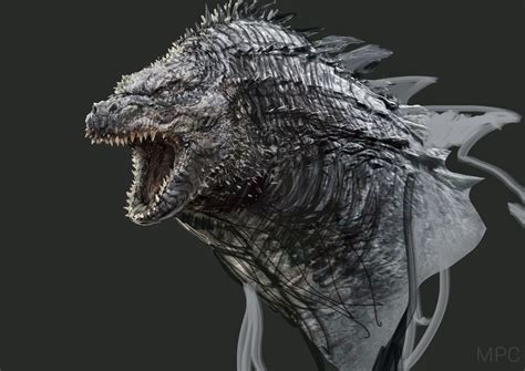 Godzilla Concept Art By Mpc Computer Graphics Daily News