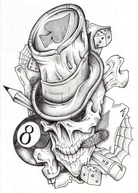 Flash Tattoo By Seeb34 On Deviantart Skull Tattoo Design Henna Tattoo
