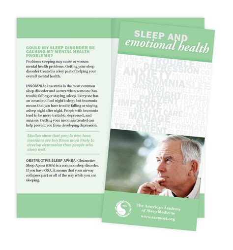 Sleep And Emotional Health Patient Education Brochures 50 Brochures
