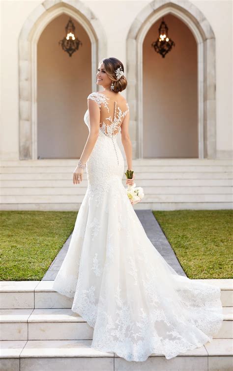 Tulle Over Organza Fit And Flare Wedding Dress Stella York Wedding