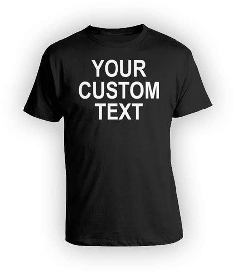 Big And Tall Mens Shirt Custom Text Personalized T Shirt Plus Size Tshirt Customized Print