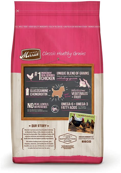 Merrick Classic Healthy Grains Small Breed Recipe Adult Dry Dog Food 4