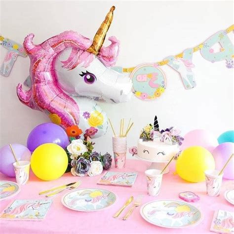 Solo busco series top, ya he visto: Ideas Cumpleaños Unicornio - Como hacer una decoración para fiesta temática