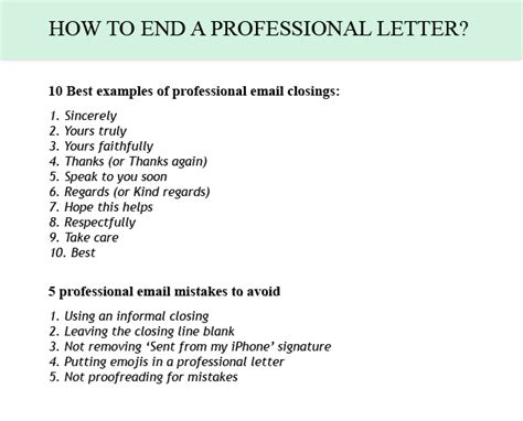 Ending Email With Regards How To End An Email Message With Examples