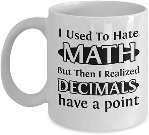Funny Equation Coffee Mug I Used To Hate Math But Then I