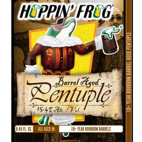 10 Year Bourbon Barrel Aged Pentuple Hoppin Frog Brewery Untappd