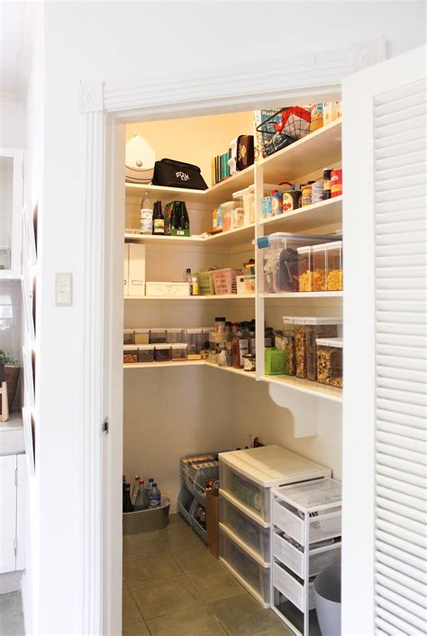 Pantry Organization With Clear Storage Containers | Pantry organization, Pantry organization ...