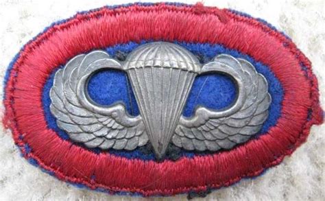 Wwii Jump Wings And Ovals Page 6 Airborne Glider Troops Paratroop