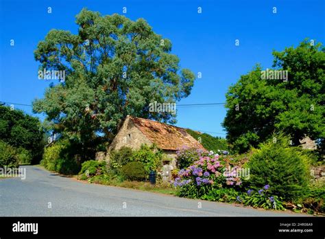 French Country Road Stock Photo Alamy