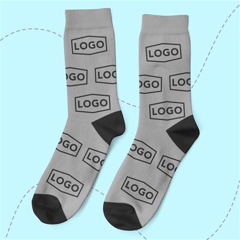 Printed Logo Socks Custom Sock Shop