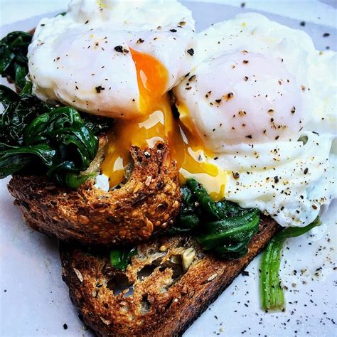 Check spelling or type a new query. Poached Eggs with Spinach and Rosemary / Basil Infused ...