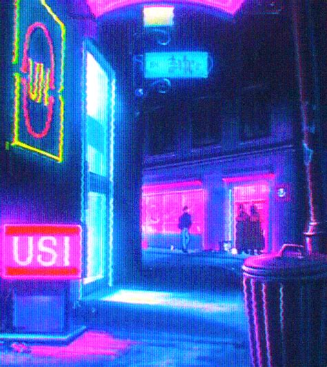 Dar Irl Neon Aesthetic Vaporwave Neon