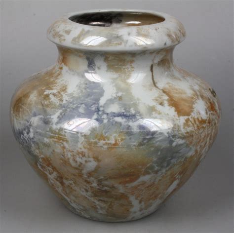 Arabia Art Deco Vase Lustre Glaze Artentique Com