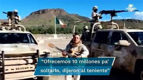 Soldado compone canción a compañero caído en enfrentamiento con Los Chapitos YouTube