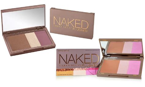 Urban Decay Naked Flushed Bronzer Highlighter And Blush Palette For