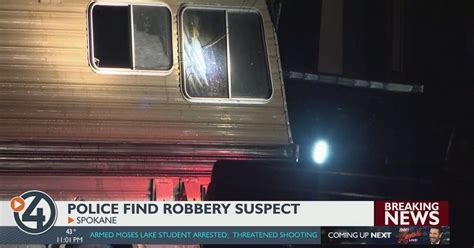 Spokane Police Find Man Accused Of Robbing 7 Eleven Assaulting Clerk Hiding In Rv Crime