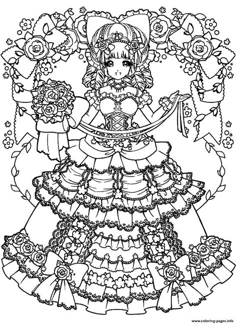 5 Beautiful Girls In A Gown Coloring Pages Coloring Home