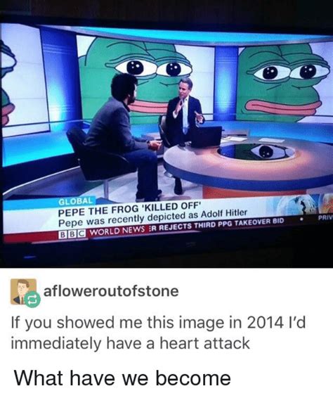 Global Off Hitler Pepe The Depicted As Adolf Bid E Priv Was Recently