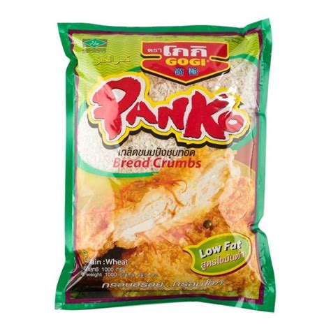 Gogi Panko Bread Crumbs Low Fat 1000g โกกิ เกล็ดขนมปังชุบทอดสูตรไขมัน