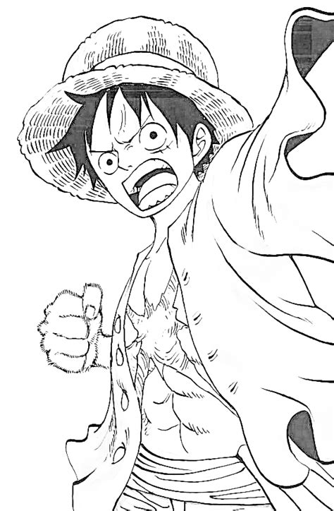 Luffy Para Colorear Coloriage One Piece Luffy Greatestcoloringbook Com Sexiz Pix