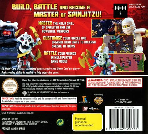 Lego Battles Ninjago Cover Or Packaging Material Mobygames