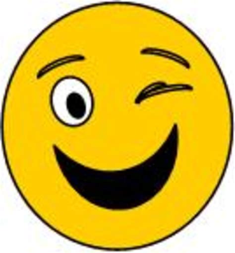 Smiley Face Wink Clipart Clipart Best