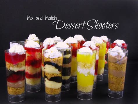 Mix And Match Dessert Shooters Frugal Upstate