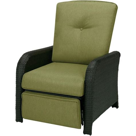 We absolutely love a nice set of lounge chairs to relax and and, wicker lounge chairs are beautiful, comfortable, durable, and luxurious when you have a set on your patio. Hanover Strathmere 1-Piece Outdoor Reclining Patio Lounge ...