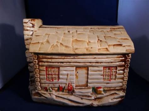 Price $95 please call or text if you would like a response and thanks for looking. Vintage Log Cabin Pottery Cookie Jar - McCoy #136 ...