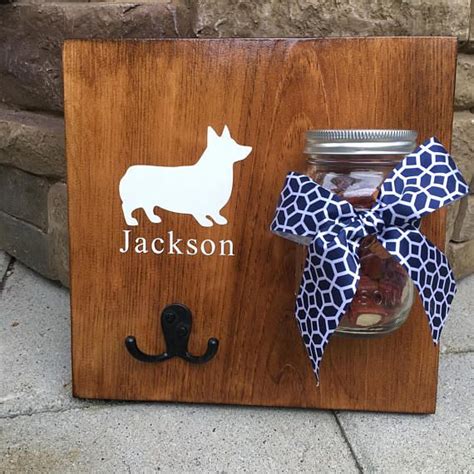 Dog Treat and Leash Holder | Personalized dog collars, Gifts for dog