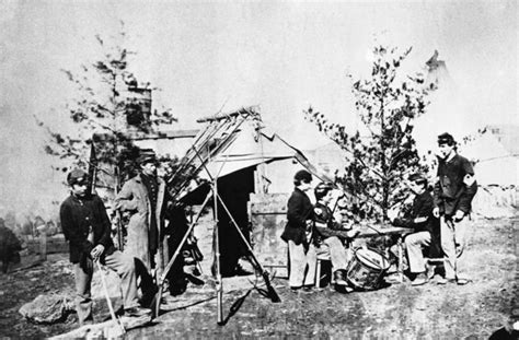 Drummer Boys Of The Union Army In Camp After The Battle Of Pittsburg