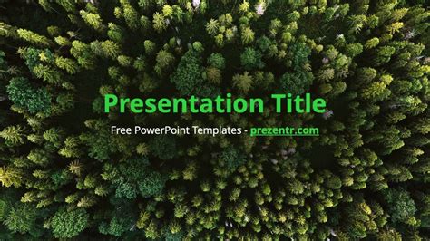 Free Forest Powerpoint Template Prezentr Ppt Templates