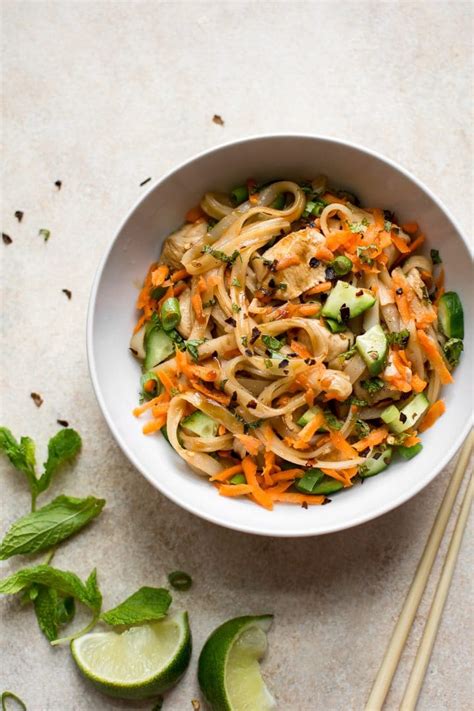 Have you made this yet? Chicken Stir Fry with Rice Noodles • Salt & Lavender