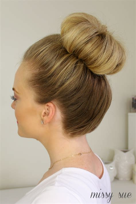 Easiest Top Knot Tutorial With Images Bun Hairstyles For Long Hair