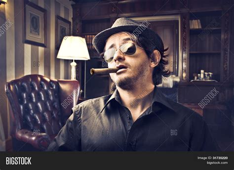 Young Gangster Smoking Image And Photo Free Trial Bigstock