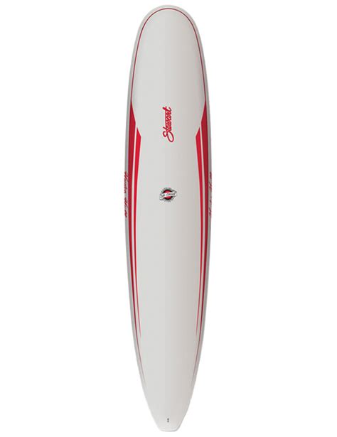 Stewart Hydro Hull Tuflite V Tech Surfboard 9ft 0 Redgrey