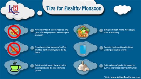 some health tips for monsoon