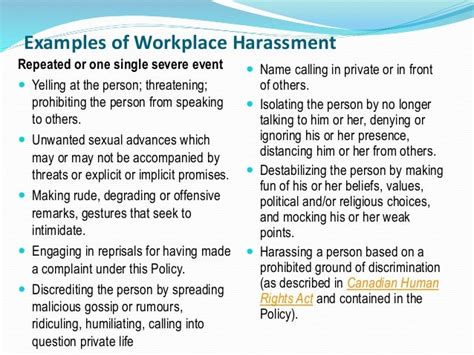 Workplace Harassment By Clgw