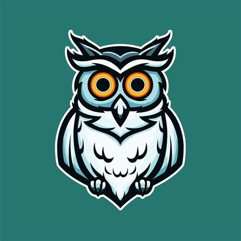 Owl Mascot Logo Illustration Illustration