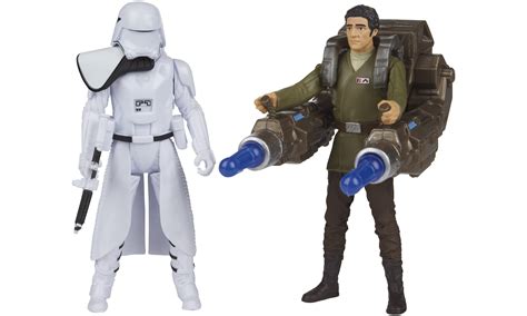 Action Figure Star Wars First Order Snowtrooper And Poe Dameron