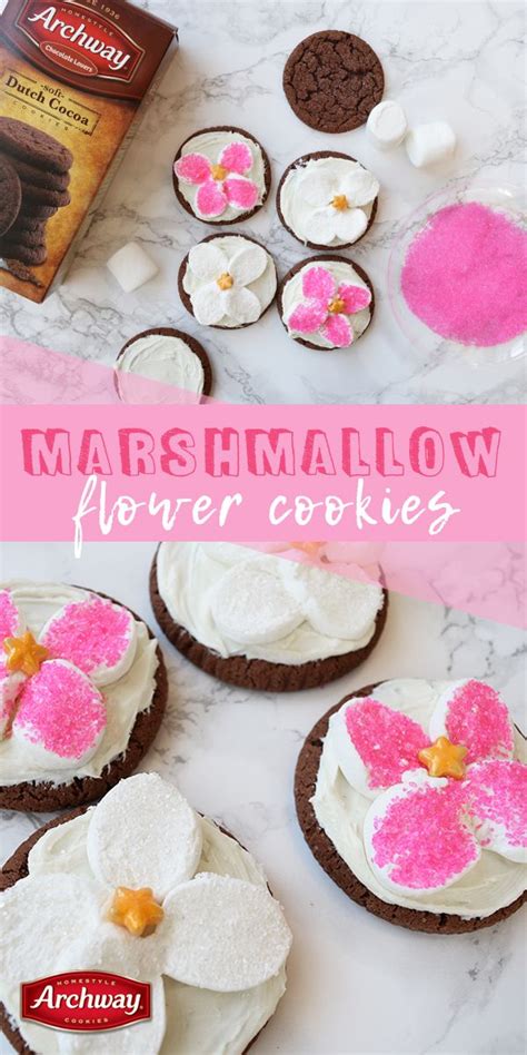 Archway cookies, charlotte, north carolina. Home | Cocoa cookies, Marshmallow flowers, Flower cookies