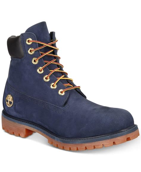 Timberland Mens 6 Macys Exclusive Boots In Blue For Men Lyst